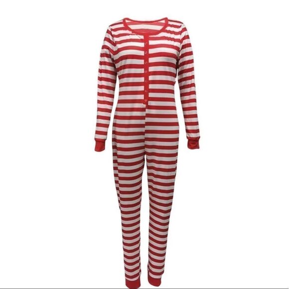 Christmas Sexy Onesies Button Pajamas - Picture 2 of 9